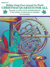 cover Christmas Quartets for All F horn cover